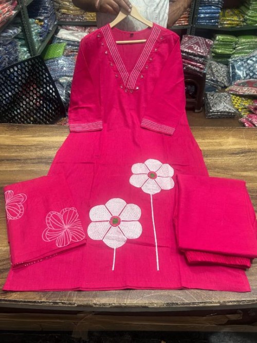 New Arrival Elegant Flared Suit Set – Inspired by Dreamy Ethnic Fashion | Pure Cotton Fabric | Full 