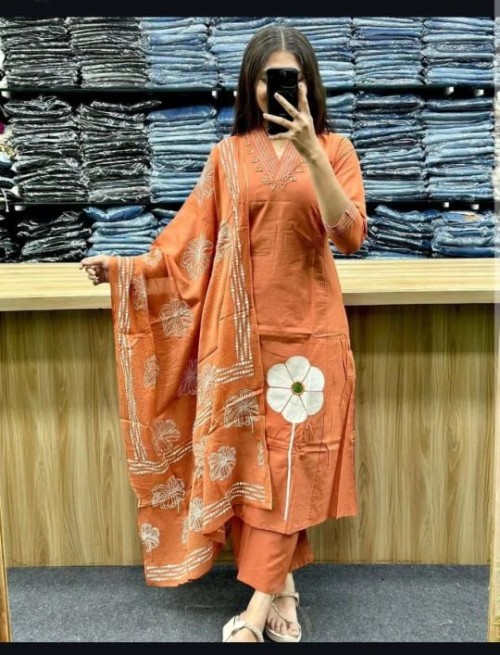 New Arrival Elegant Flared Suit Set – Inspired by Dreamy Ethnic Fashion | Pure Cotton Fabric | Full 