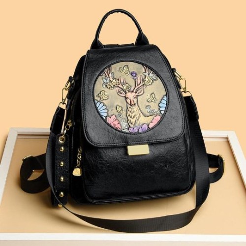 Imported Premium Backpack – Original Quality | Fancy Leather Material | Compact Size 10