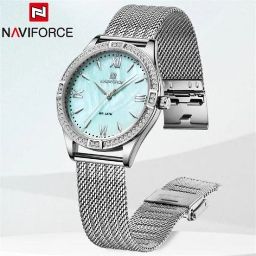 Original Naviforce Ladies Watch – 10AA Quality with Japan Movement & Brand Box .