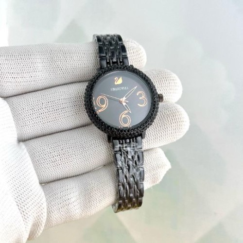 Inspired by Swarovski Ladies Watch – 7A Premium Quality, Swiss Quartz Movement, Diamond Case, Metal 