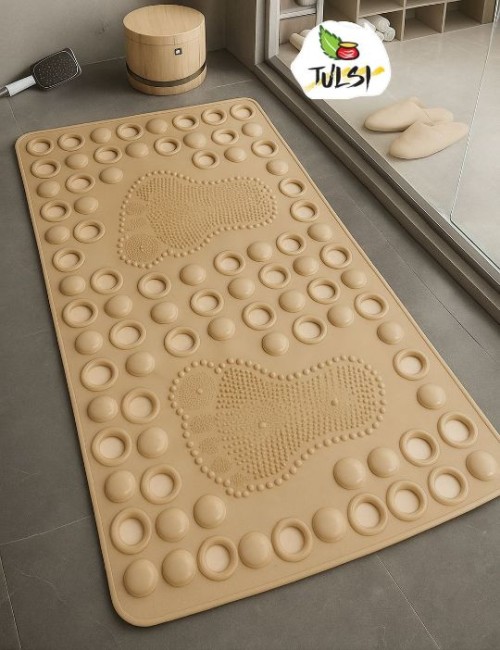 Non-Slip Bathtub Shower Mat – Inspired Design | PVC Material with Suction Cups & Drain Holes | Anti-