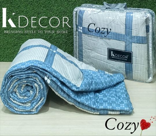 Cozy ORIGINAL Premium Double Bed Ultrasonic AC Comforter – Ultra-Soft & Lightweight | All-Season Qui