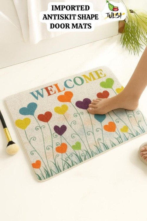 Imported Anti-Skid Soft Microfiber Door Mat | Super Absorbent Water Absorbing Rug | Durable Floor Ma