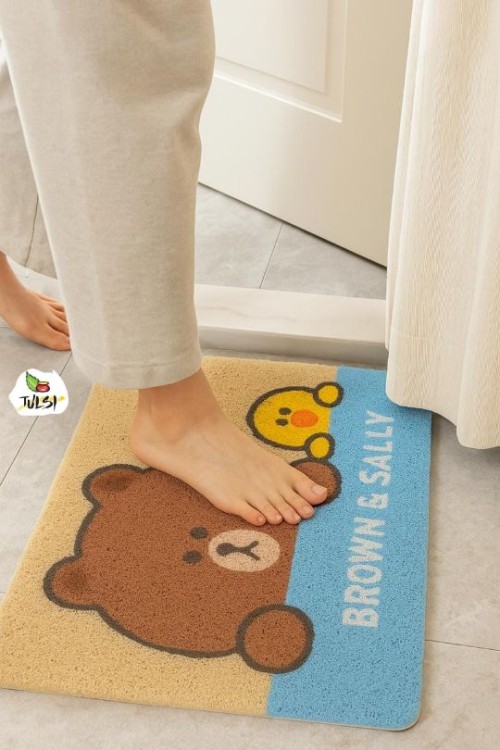 Imported Anti-Skid Soft Microfiber Door Mat | Super Absorbent Water Absorbing Rug | Durable Floor Ma