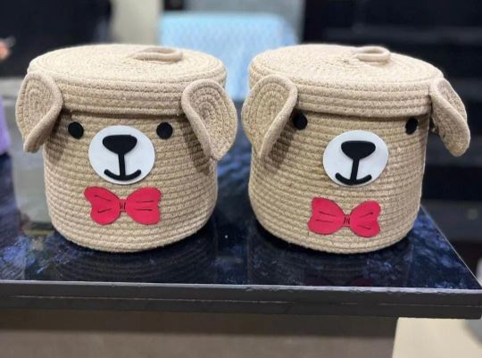 Kids Character Lid Storage Basket – Inspired by Special Gifting Ideas | Multi-Purpose Organizer for 