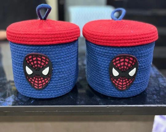 Kids Character Lid Storage Basket – Inspired by Special Gifting Ideas | Multi-Purpose Organizer for 