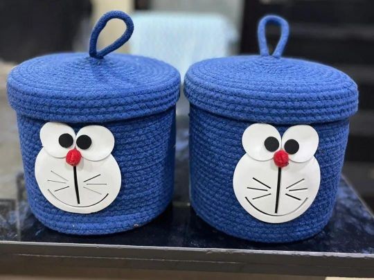 Kids Character Lid Storage Basket – Inspired by Special Gifting Ideas | Multi-Purpose Organizer for 