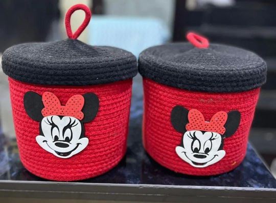 Kids Character Lid Storage Basket – Inspired by Special Gifting Ideas | Multi-Purpose Organizer for 