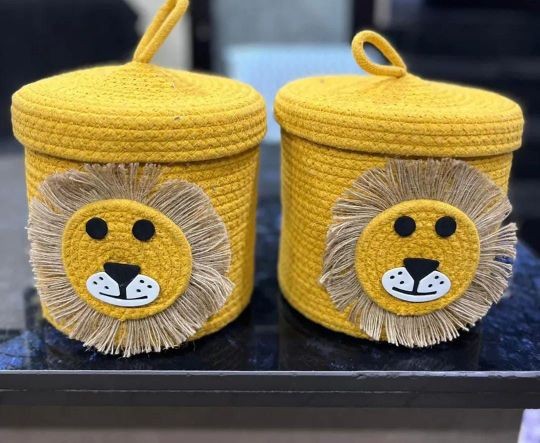 Kids Character Lid Storage Basket – Inspired by Special Gifting Ideas | Multi-Purpose Organizer for 