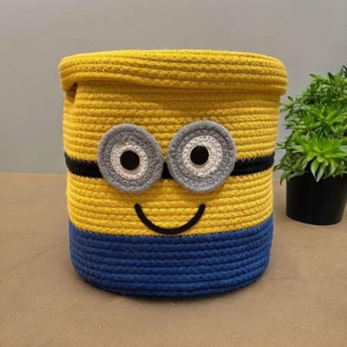 Kids Character Lid Storage Basket – Inspired by Special Gifting Ideas | Multi-Purpose Organizer for 