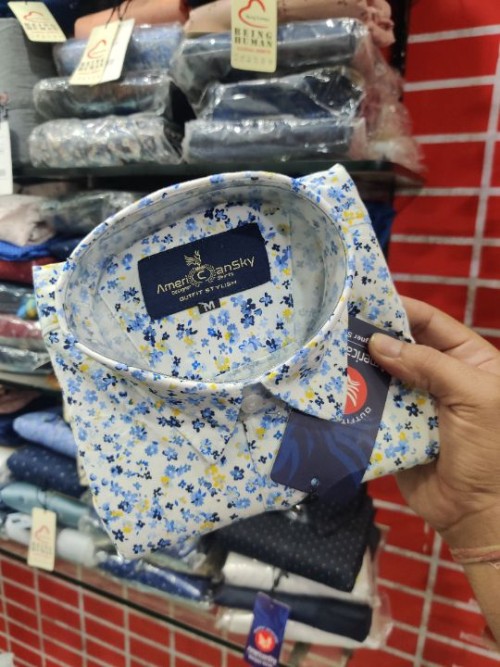 BRANDED PURE COTTON SHIRT | FULL SLEEVE.