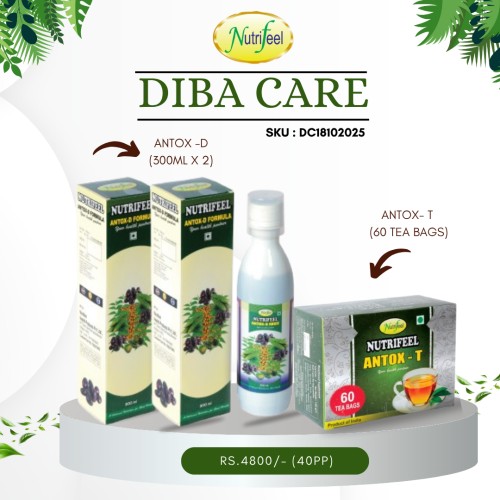 Diba Care Antox -D (300ML X 2) Antox- T (60 Tea Bags)
